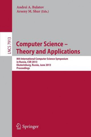 Carte Computer Science - Theory and Applications Andrei A. Bulatov