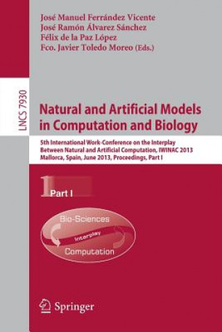 Kniha Natural and Artificial Models in Computation and Biology Jose Manuel Ferrandez Vicente