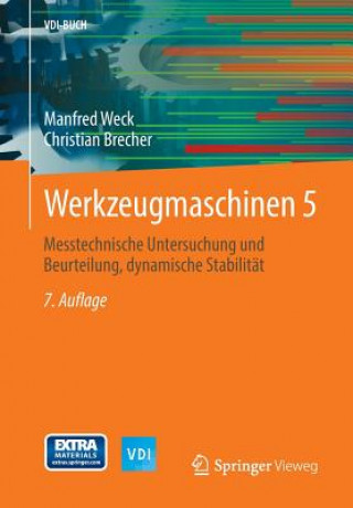Könyv Werkzeugmaschinen 5 Manfred Weck