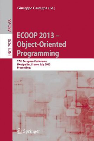 Livro ECOOP 2013 -- Object-Oriented Programming Giuseppe Castagna