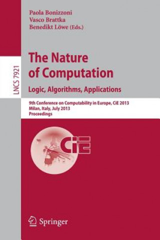 Kniha Nature of Computation: Logic, Algorithms, Applications Paola Bonizzoni
