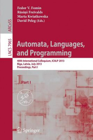 Carte Automata, Languages, and Programming Fedor V. Fomin