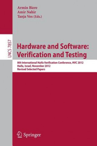 Knjiga Hardware and Software: Verification and Testing Armin Biere