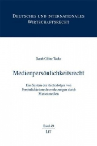 Książka Medienpersönlichkeitsrecht Sarah C. Tacke