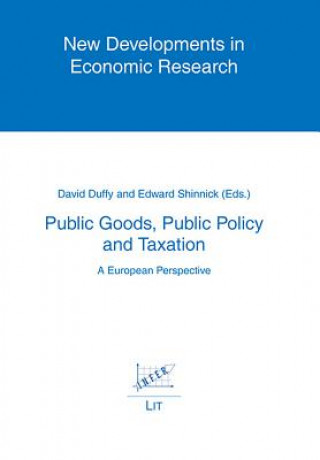 Kniha Public Goods, Public Policy and Taxation David Duffy