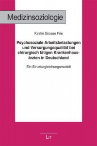 Book Psychosoziale Arbeitsbelastungen und Versorgungsqualität bei chirurgisch tätigen Krankenhausärzten in Deutschland Kirstin Grosse Frie