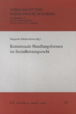 Kniha Konsensuale Handlungsformen im Sozialleistungsrecht Margarete Schuler-Harms