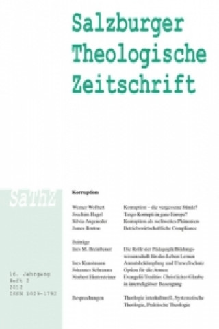 Könyv Salzburger Theologische Zeitschrift. 16. Jahrgang, 2. Heft 2012 Ulrich Winkler