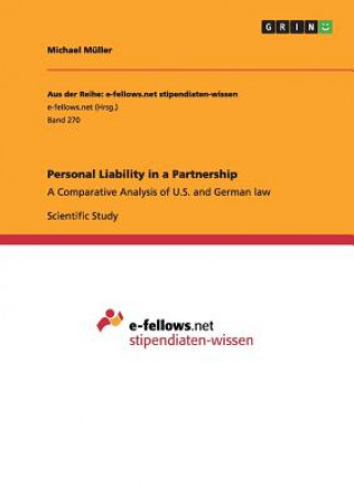 Livre Personal Liability in a Partnership Michael Müller