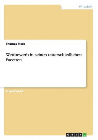 Kniha Wettbewerb in seinen unterschiedlichen Facetten Thomas Fleck