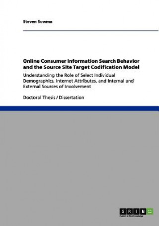 Kniha Online Consumer Information Search Behavior and the Source Site Target Codification Model Steven Sowma