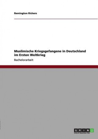 Buch Muslimische Kriegsgefangene in Deutschland im Ersten Weltkrieg Remington Richers