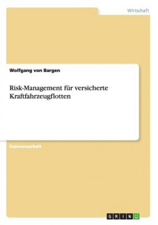 Könyv Risk-Management fur versicherte Kraftfahrzeugflotten Wolfgang von Bargen