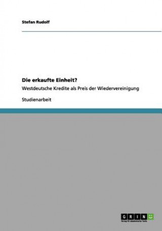 Книга erkaufte Einheit? Stefan Rudolf