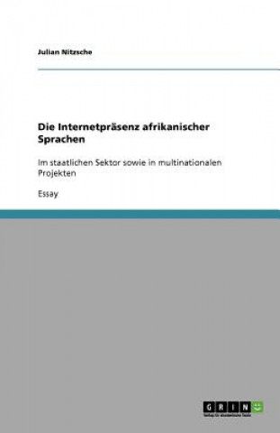 Kniha Die Internetpräsenz afrikanischer Sprachen Julian Nitzsche