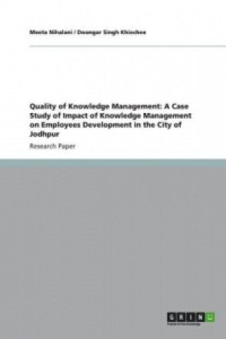 Buch Quality of Knowledge Management Meeta Nihalani