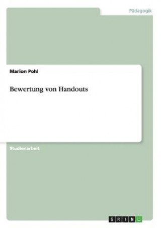 Könyv Bewertung von Handouts Marion Pohl
