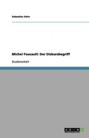 Kniha Michel Foucault Sebastian Sohn