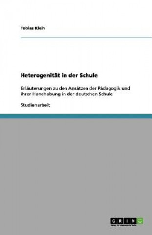 Kniha Heterogenitat in der Schule Tobias Klein
