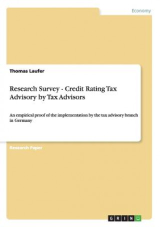 Libro Research Survey - Credit Rating Tax Advisory by Tax Advisors Thomas Laufer