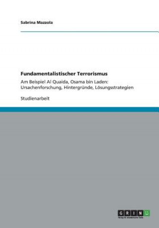 Książka Fundamentalistischer Terrorismus Sabrina Mazzola