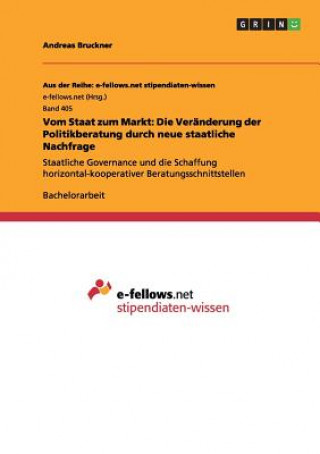 Könyv Vom Staat zum Markt Andreas Bruckner