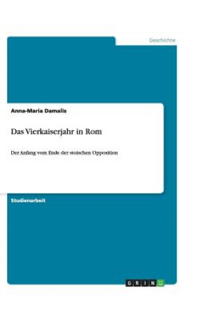 Knjiga Das Vierkaiserjahr in Rom Anna-Maria Damalis