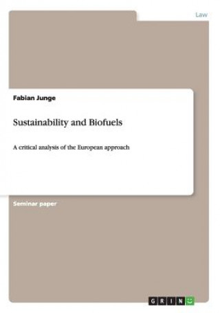 Carte Sustainability and Biofuels Fabian Junge