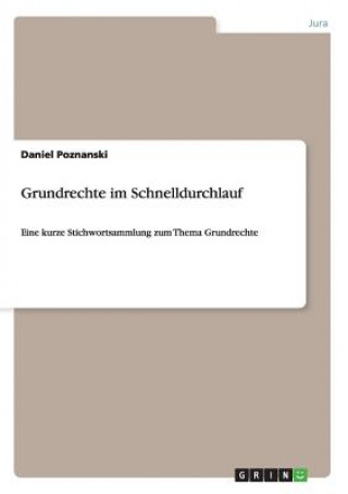 Buch Grundrechte im Schnelldurchlauf Daniel Poznanski