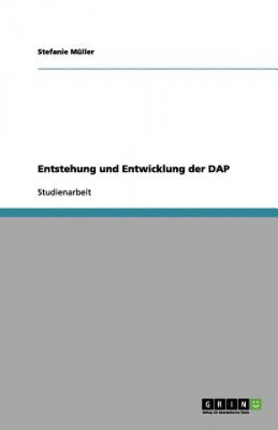 Boek Entstehung Und Entwicklung Der Dap Stefanie Müller