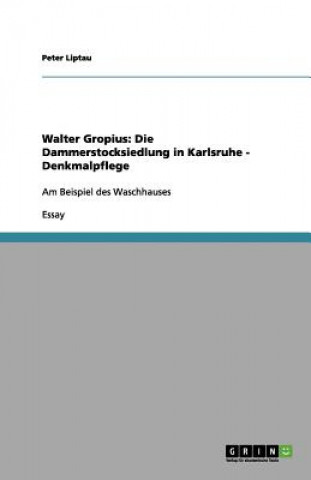 Książka Walter Gropius: Die Dammerstocksiedlung in Karlsruhe - Denkmalpflege Peter Liptau