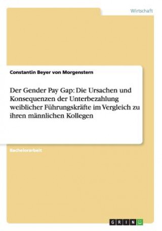 Kniha Gender Pay Gap Constantin Beyer von Morgenstern