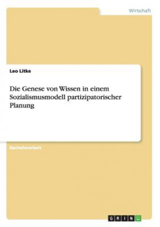 Könyv Genese von Wissen in einem Sozialismusmodell partizipatorischer Planung Leo Litke