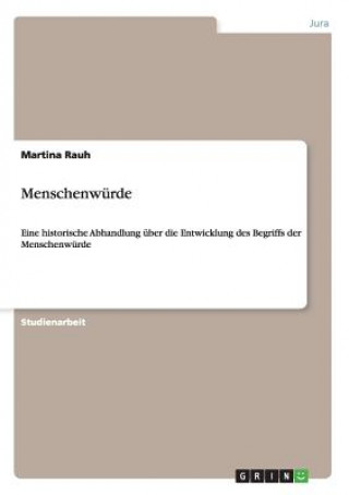 Kniha Menschenwurde Martina Rauh