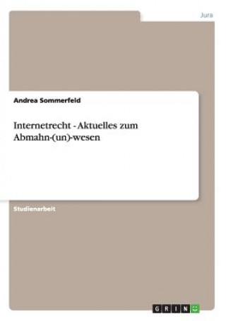 Książka Internetrecht - Aktuelles zum Abmahn-(un)-wesen Andrea Sommerfeld