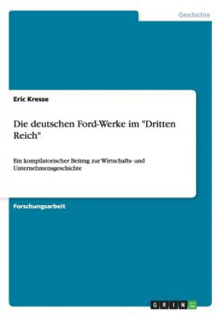 Książka deutschen Ford-Werke im Dritten Reich Eric Kresse