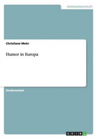 Kniha Humor in Europa Christiane Mohr