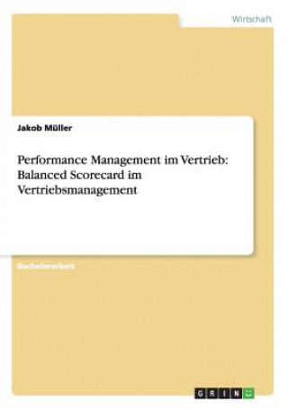 Книга Performance Management im Vertrieb Jakob Müller