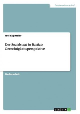Könyv Sozialstaat in Bastiats Gerechtigkeitsperspektive Joel Eiglmeier
