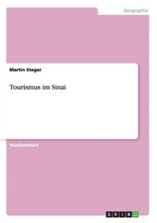 Kniha Tourismus im Sinai Martin Steger