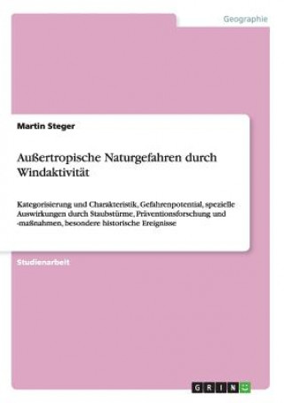 Książka Aussertropische Naturgefahren durch Windaktivitat Martin Steger