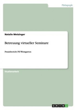 Kniha Betreuung virtueller Seminare Natalie Metzinger