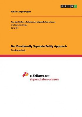 Libro Der Functionally Separate Entity Approach Julian Langenhagen