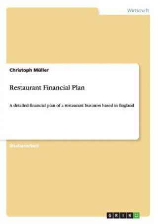 Kniha Restaurant Financial Plan Christoph Müller
