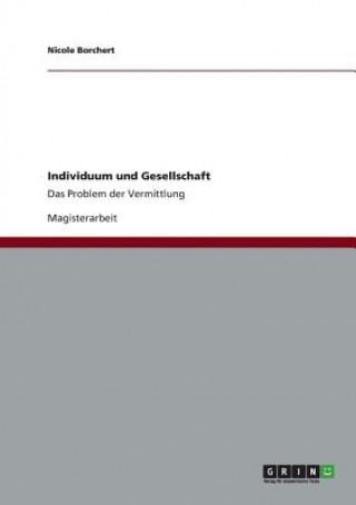 Buch Individuum und Gesellschaft Nicole Borchert