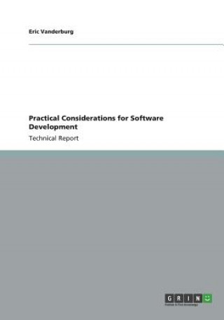 Livro Practical Considerations for Software Development Eric Vanderburg