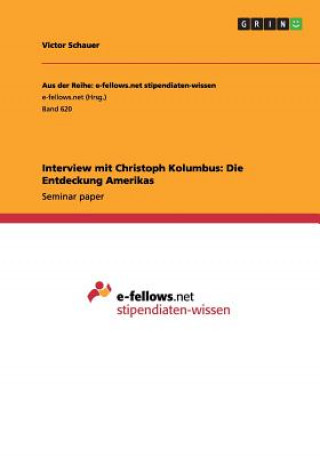 Book Interview mit Christoph Kolumbus Victor Schauer