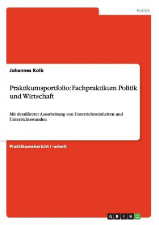 Könyv Praktikumsportfolio Johannes Kolb