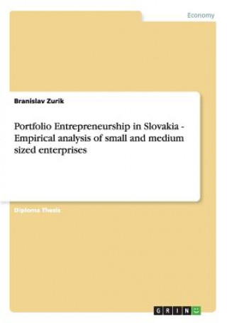 Könyv Portfolio Entrepreneurship in Slovakia - Empirical analysis of small and medium sized enterprises Brano Zuro