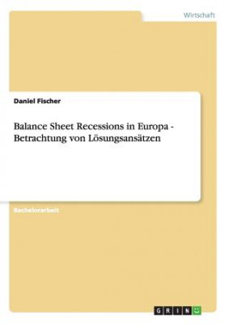 Könyv Balance Sheet Recessions in Europa Daniel Fischer